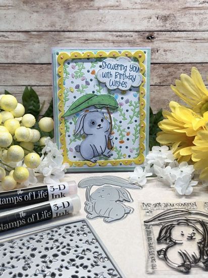Floral with Stems Background dies
