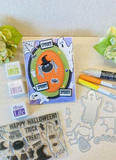 Spooky2scare 
Halloween card
