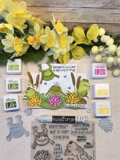 Morefrogs2stamp & dies
