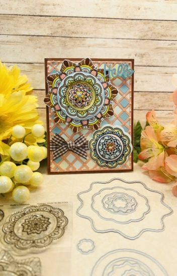 Mandala stamps and dies
