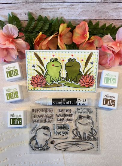 Frogs2stamp
Keywords: I did reverse image stamping for one of the frogs