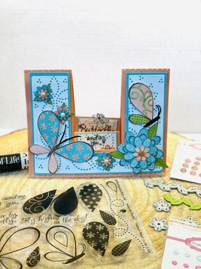 TSOL Center Step up Card dies on HSN
TSOL Center Step Up dies using the TSOL Butterfly2build stamps 
Keywords: TSOL Center Step Up Card on HSN