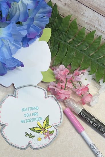 Keywords: Newport Flower A2 Background die set