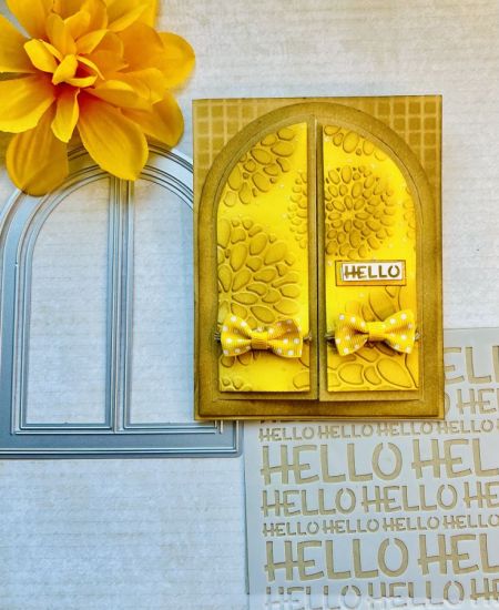 Shutter Card February Fold-it club 2025
