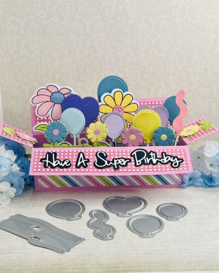 Balloons Galore Birthday (HSN)
Keywords: SlimlineBoxCard