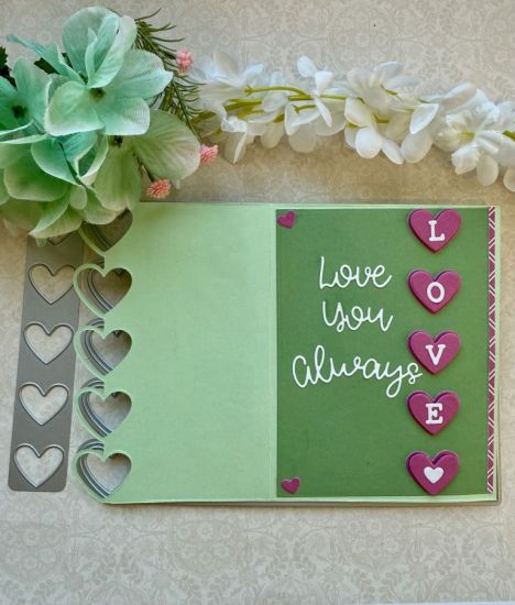 Heart Side Edge Card

