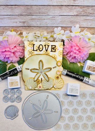 Sand dollar Fold-it Club June 2023
