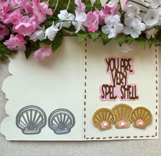 Clam Shell Edge Card Dies
