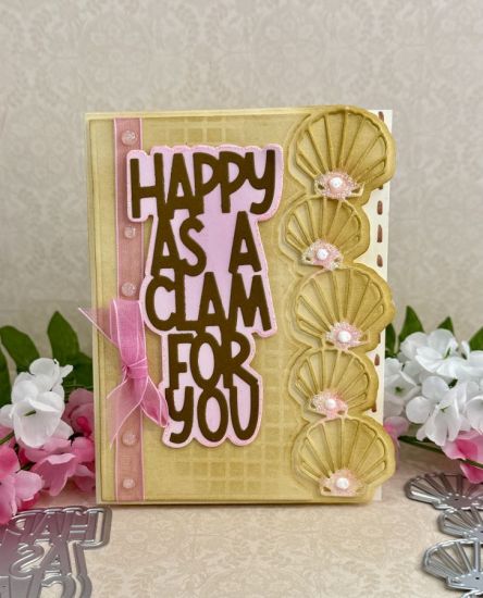 Clam Shell Edge Card Dies
