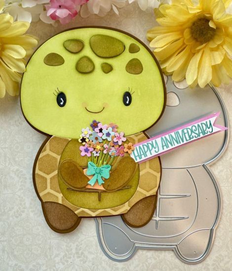 5x7 Turtle Friend Fold-it
