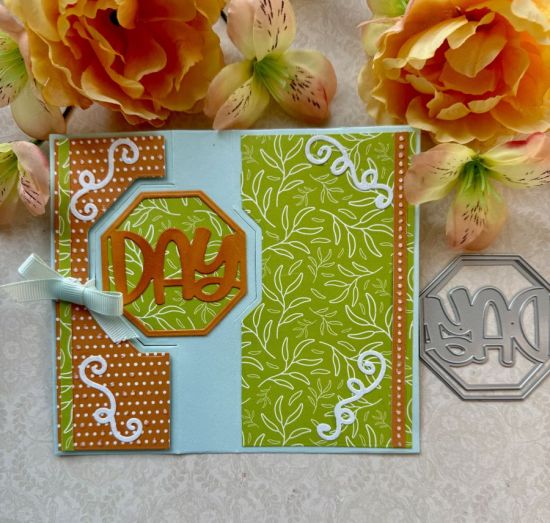 Octagon Flip-it Card
