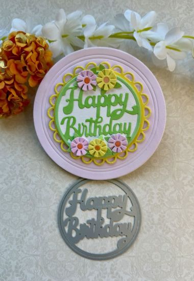Holiday Circle Word Dies
