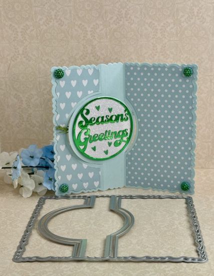 Deckle Edge Large Circle Flip-it (HSN)
