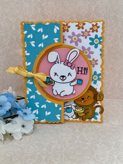 Deckle Edge Large Circle Flip-it (HSN)
