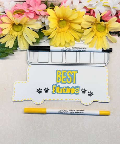 Puppy party Bus AKA School Bus Slimline fold-it
