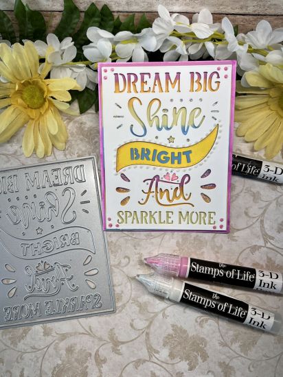 Dream Big Card Front Die Set
