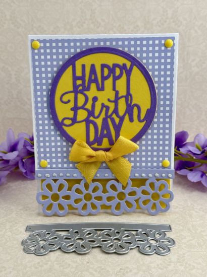 Top Fold with Borders A2 Card 
