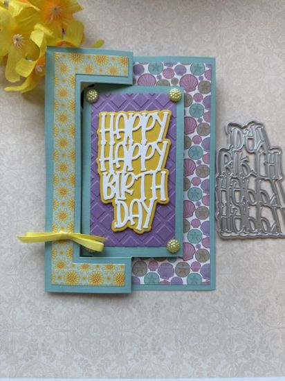 5x7 Rectangle Flip-it Interactive card Die
