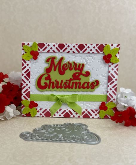 Bold Merry Christmas Word Dies
