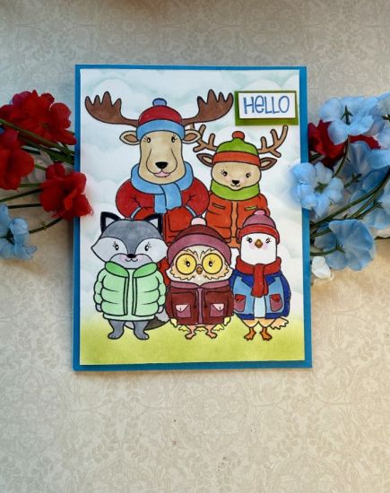 All Bundled Up Stamps & Dies
