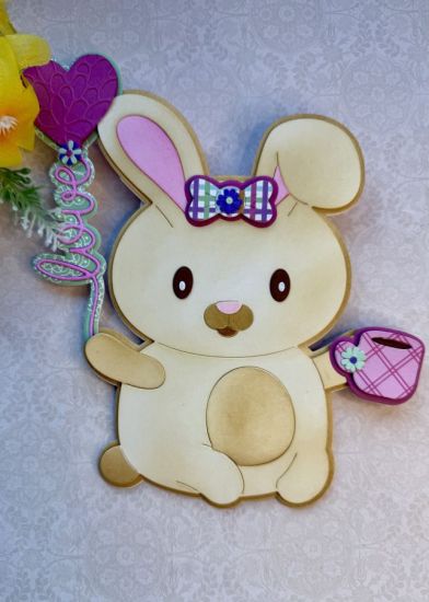 5 x 7 Bunny Friend Fold-it
