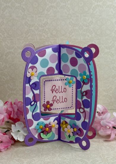 Delightful Criss Cross Card
