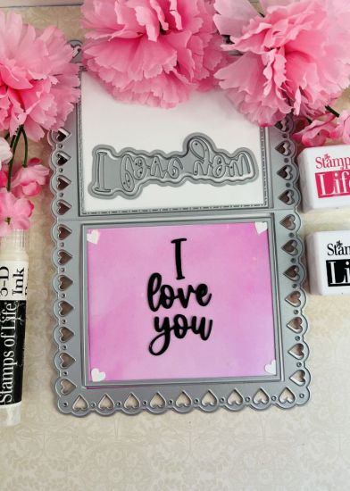 A-2 Heart edge Card
