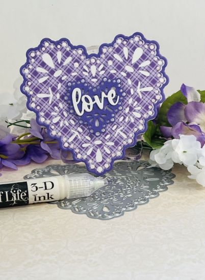 Doily Heart Fold-it
