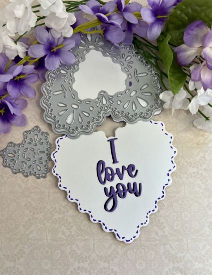 Doily Heart Fold-it
