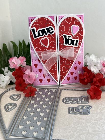 Heart Gate Fold Card
