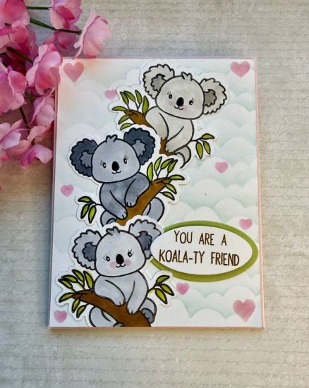 Koala Branch Fold-it Bundle
Binder (20 pages)  & 10 Stencils This is the heart stencil included in this set 
