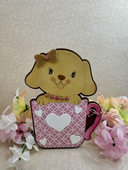 Dog in Tea Cup Fold-it
