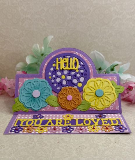 Circle Stand-Up card
