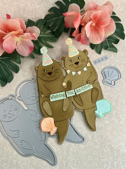 Otterly Amazing Class
Keywords: The party hats are from TSOL Hats4critters stamps and dies