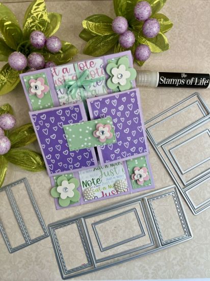 Never Ending A2 Card Die Set
