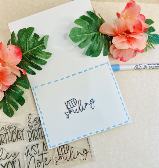 Floral Wreath Stamp & Die set (February 2024 Stamp & die Club)
