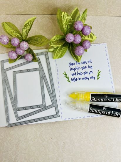 Tilted Rectangle A2 Background Die
Keywords: Sorry the photo is sideways I couldn�t get it to change