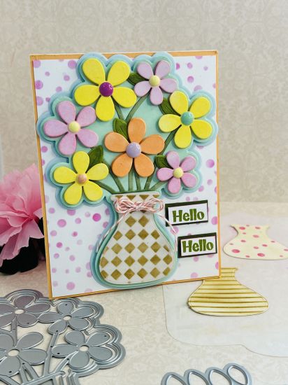 Flower vase Fold-it March Fold-it Club 2024
