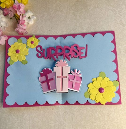 Scalloped 3-d Drop-ins (pop-ups)
