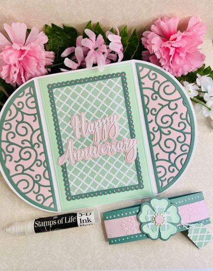 5x7 Rounded Gate Fold Card
