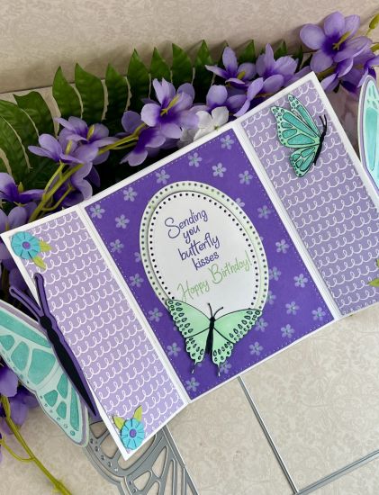 Butterfly Gate Fold Card
