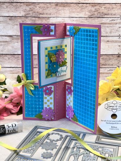 5 x 7 Square Flip-it card
