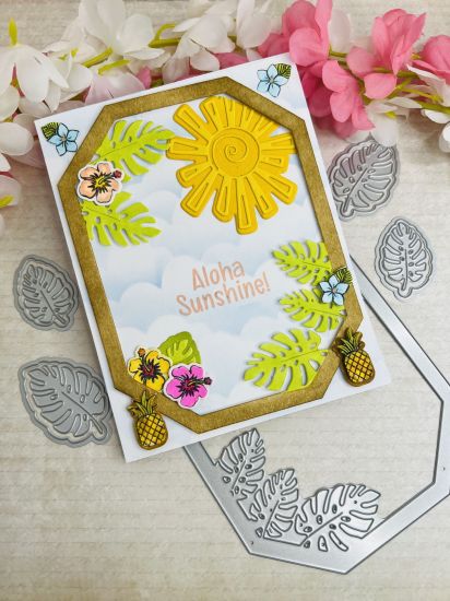 Tropical Palm Frame
