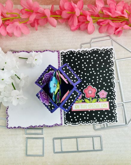 Mini A1 Pop Up Box Card Insert Die Set
