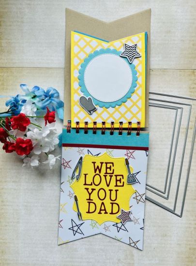 Banner Nesting Dies #3 (Happy Fathers Day Cinch Book)
