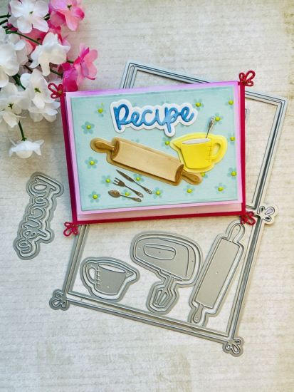 A2 Recipe Card Die Set
