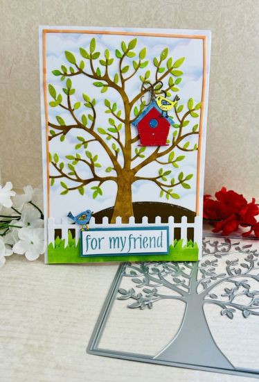 5x7 Tree Background Dies

