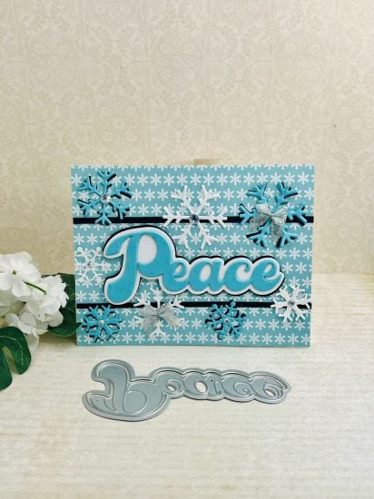 Peace & Joy Word Dies
