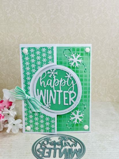 Happy Winter Word Circle Die Set
Keywords: Flip-it