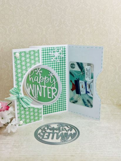 Happy Winter Word Circle Die Set
Keywords: Flip-it